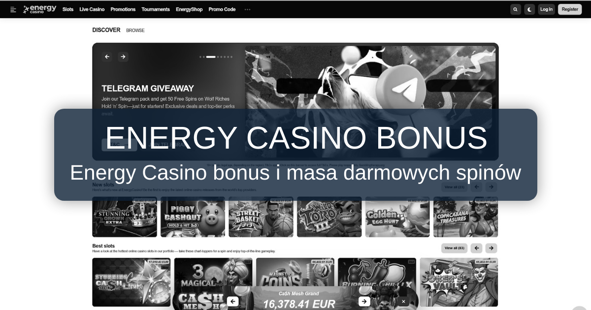 Energy Casino bonus 2026 Polska - Zweryfikowana Oferta Bonusu